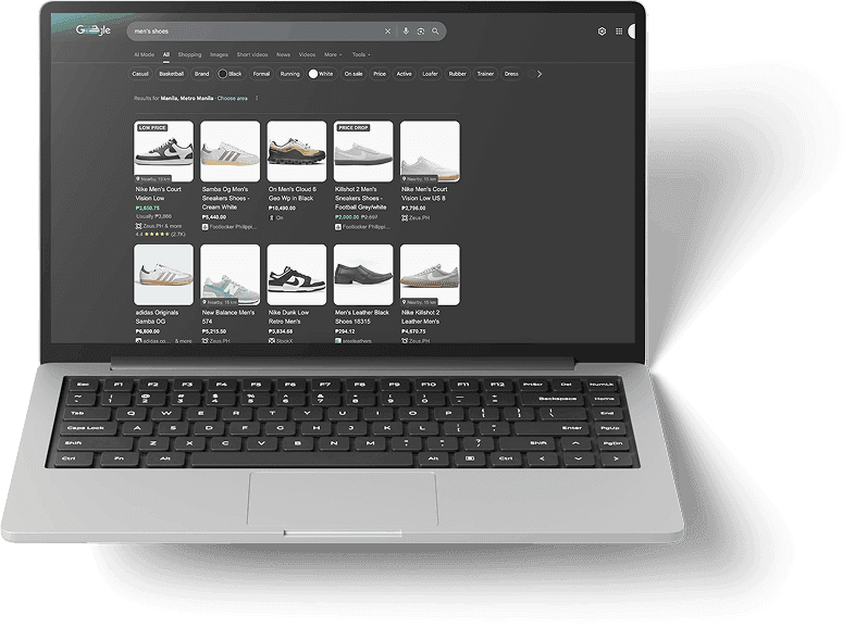 Traditional Google Search interface