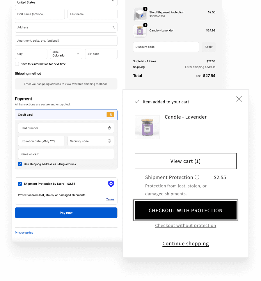 Seamless E-Comm Checkout Flow